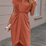 Maïa - Robe Midi Enveloppe