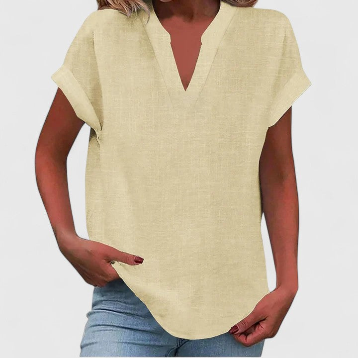 Xavinah - Blouse V-Neck Confortable