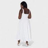 Marielle - Robe Midi décolleté carré