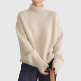 Amélie - Pull Col Roulé en Cachemire Luxueux