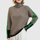 Éveline - Col Haut Herringbone Luxe