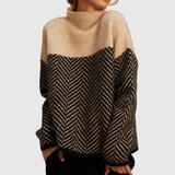 Noëlle - Pull en Coton à Col Montant