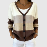 Odile - Cardigan boutonné en maille