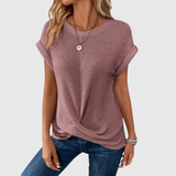 Isa - Blouse Élégante avec Col Rond