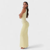 Séréna - Robe maxi asymétrique