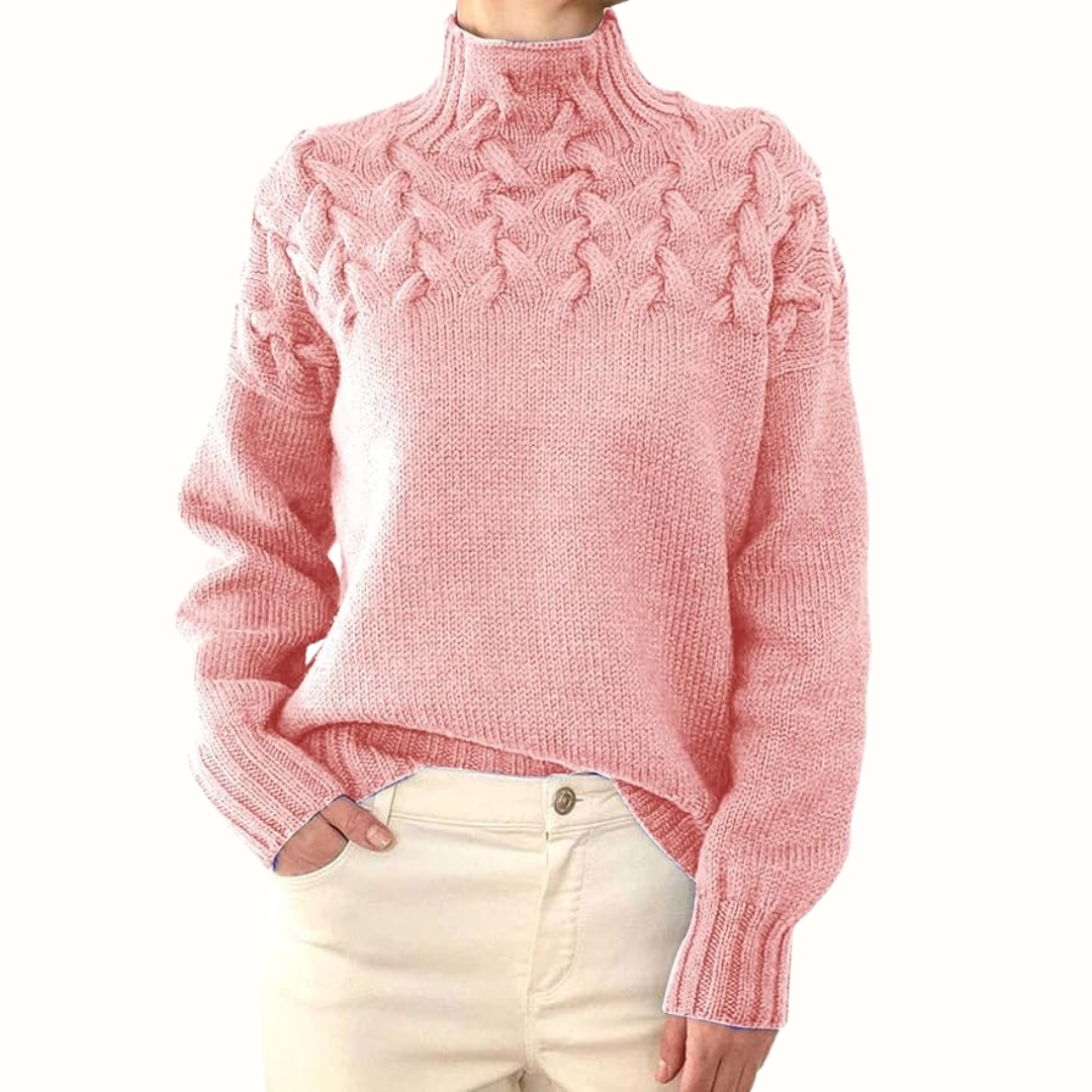 Hélène - Pull Col Roulé Chaud