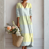 Olive - Robe en Lin Frais
