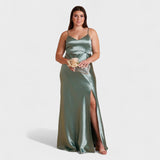 Lucinda - Robe longue Satin