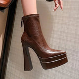 Andrée - Bottes Chelsea à talon haut