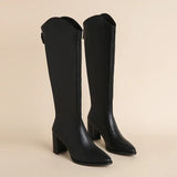 Hortense - Bottes à talon bloc pour l'hiver