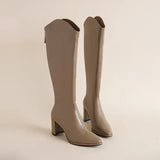 Hortense - Bottes à talon bloc pour l'hiver