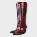 Sidonie - Bottes à motif croco
