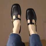 Louise - Chaussures d'esprit vintage à bride en T