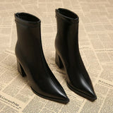 Anaïs - Bottes élégantes à talon épais