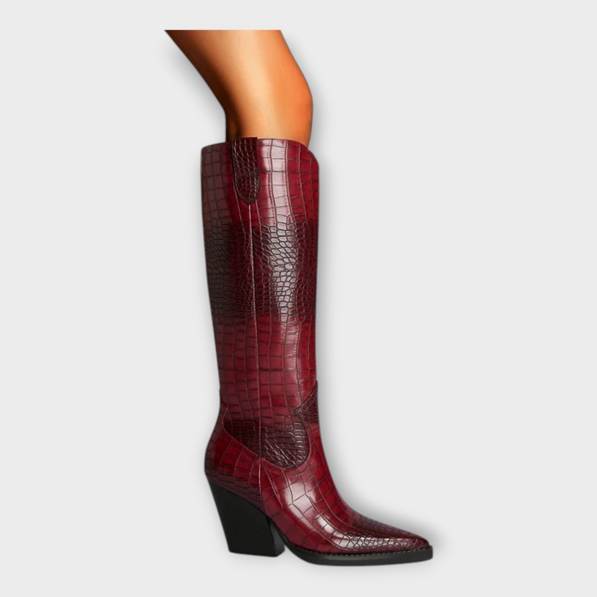 Sidonie - Bottes à motif croco