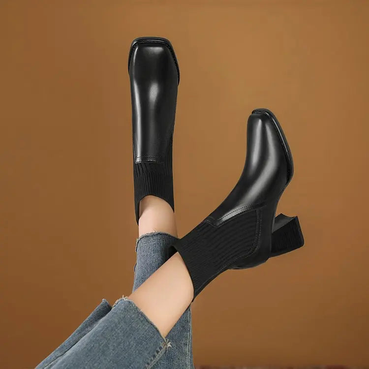 Capucine - Bottines élégantes à talon plat