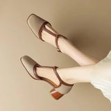 Henriette - Chaussures élégantes à talon mi-haut