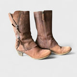 Amandine - Bottes vintage mi-mollet
