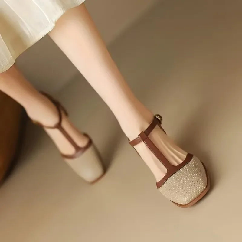 Henriette - Chaussures élégantes à talon mi-haut