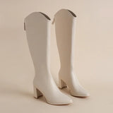 Hortense - Bottes à talon bloc pour l'hiver