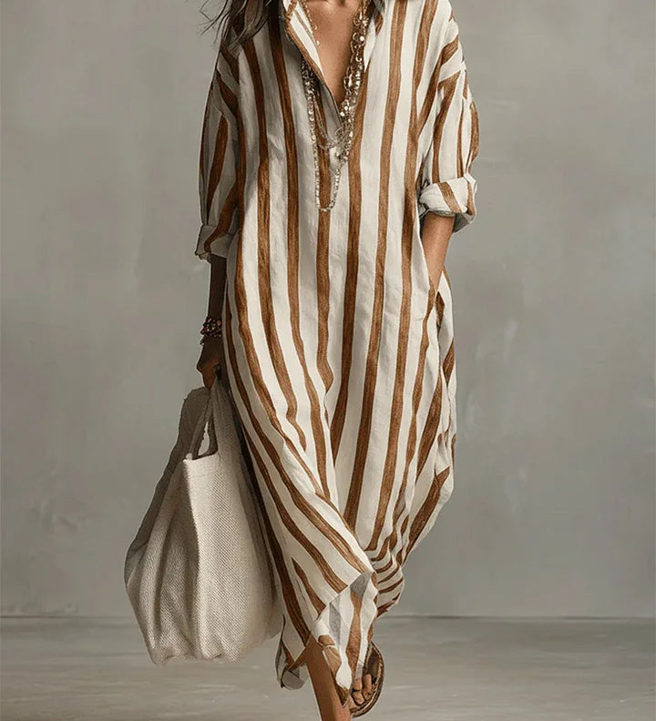 Perrine - Robe chemise longue