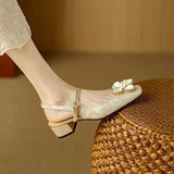 Salomé - Chaussures élégantes à détail floral