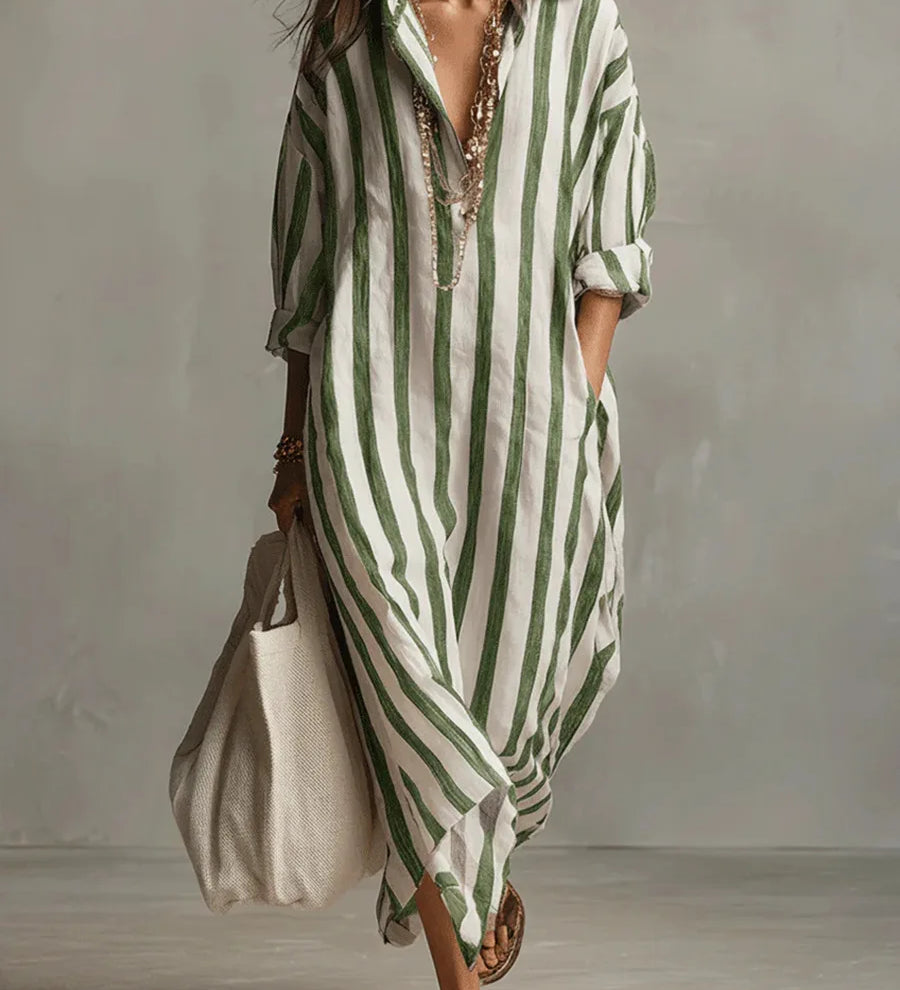 Perrine - Robe chemise longue