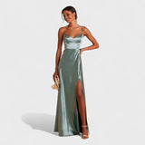 Lucinda - Robe longue Satin