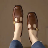 Louise - Chaussures d'esprit vintage à bride en T