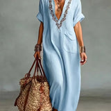 Marthe - Robe Maxi Bohème avec Imprimé Floral