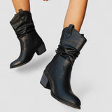 Suzanne - Bottes en cuir orthopédiques