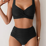 Émilie - Maillot de bain été taille haute