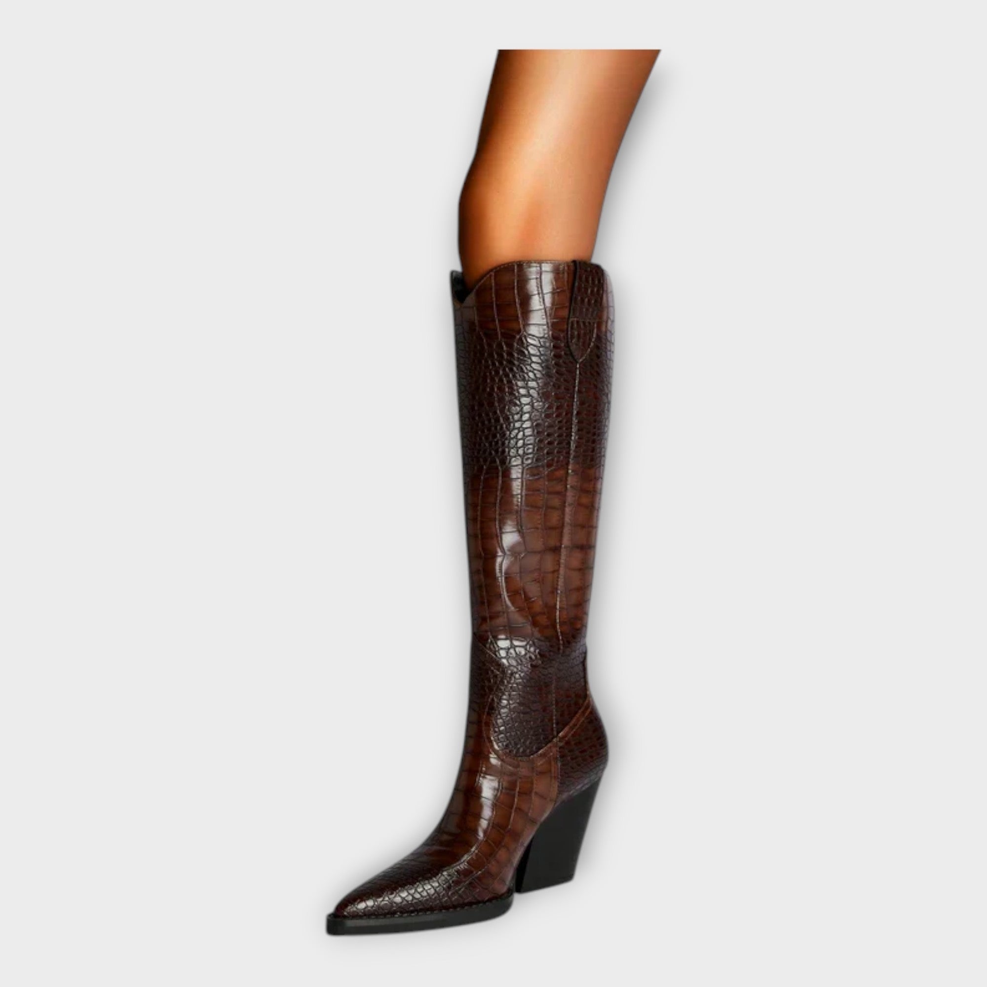 Sidonie - Bottes à motif croco