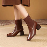Capucine - Bottines élégantes à talon plat