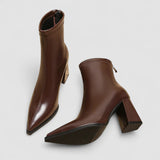 Anaïs - Bottes élégantes à talon épais