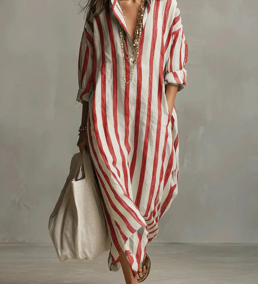 Perrine - Robe chemise longue