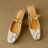 Salomé - Chaussures élégantes à détail floral
