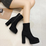 Fernande - Bottes d'hiver à talon rembourré