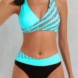 Manon - Bikini Imprimé en Teintes Chaudes