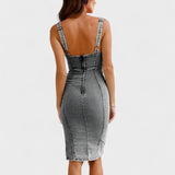 Valérie - Robe en denim
