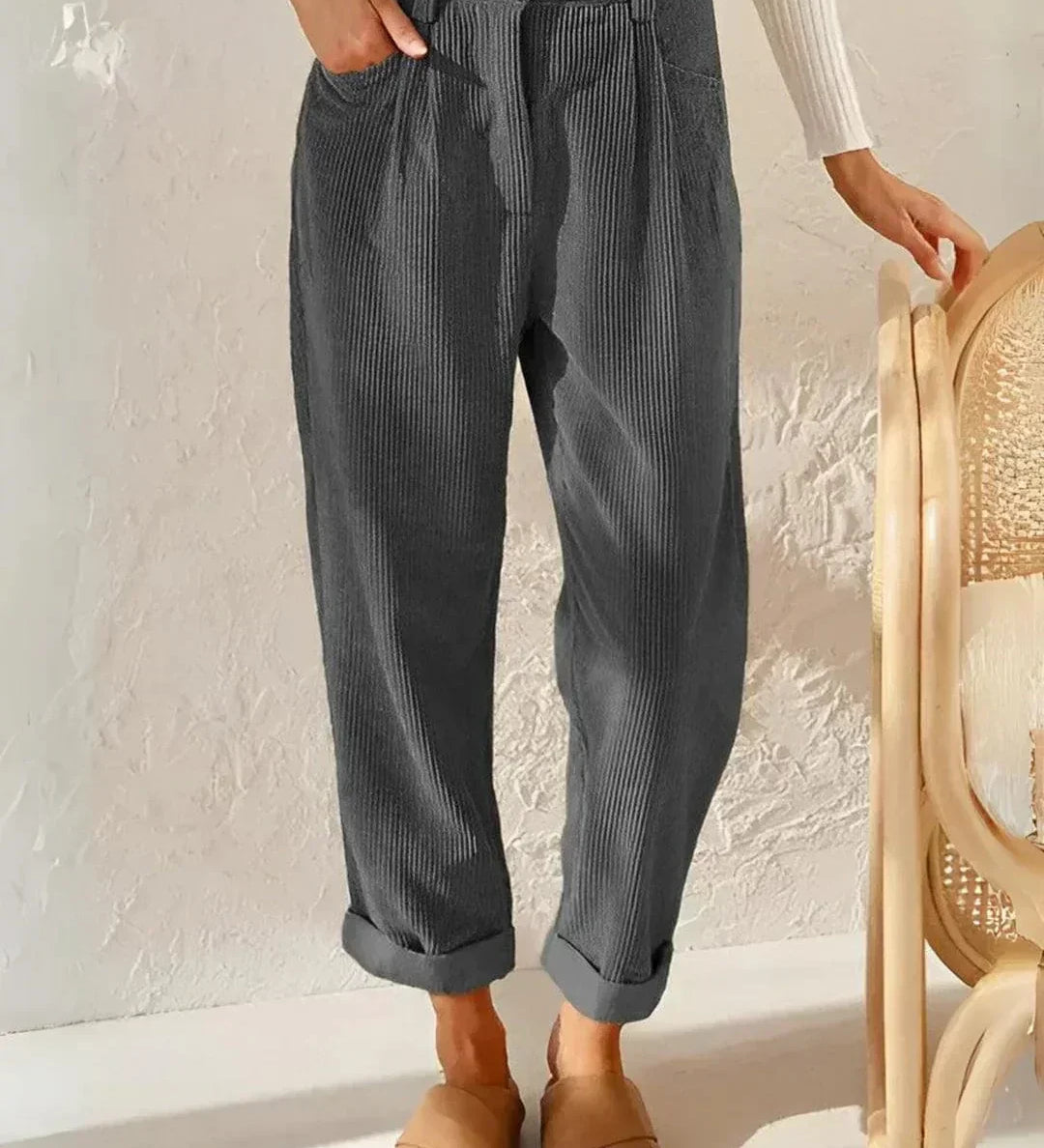 Éléonore - Pantalon Décontracté Intemporel