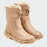 Léontine - Bottines en cuir imperméable à doublure en laine