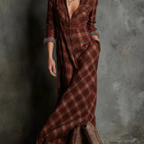 Lydie - Robe longue en chemise