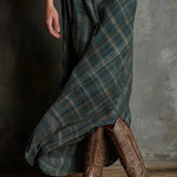Lydie - Robe longue en chemise