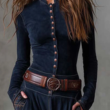 Élise - Robe Maxi avec Ceinture