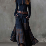 Élise - Robe Maxi avec Ceinture