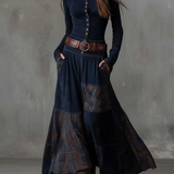 Élise - Robe Maxi avec Ceinture