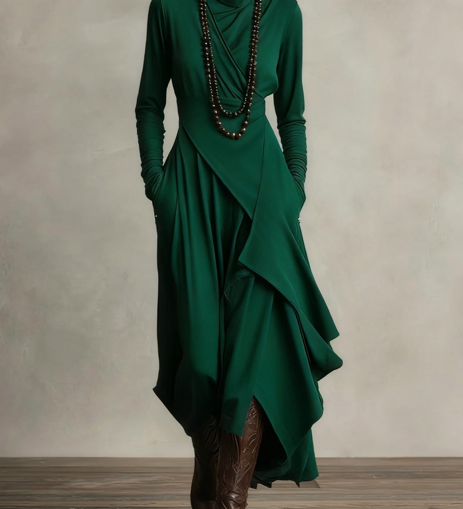 Arielle - Robe Vintage Asymétrique
