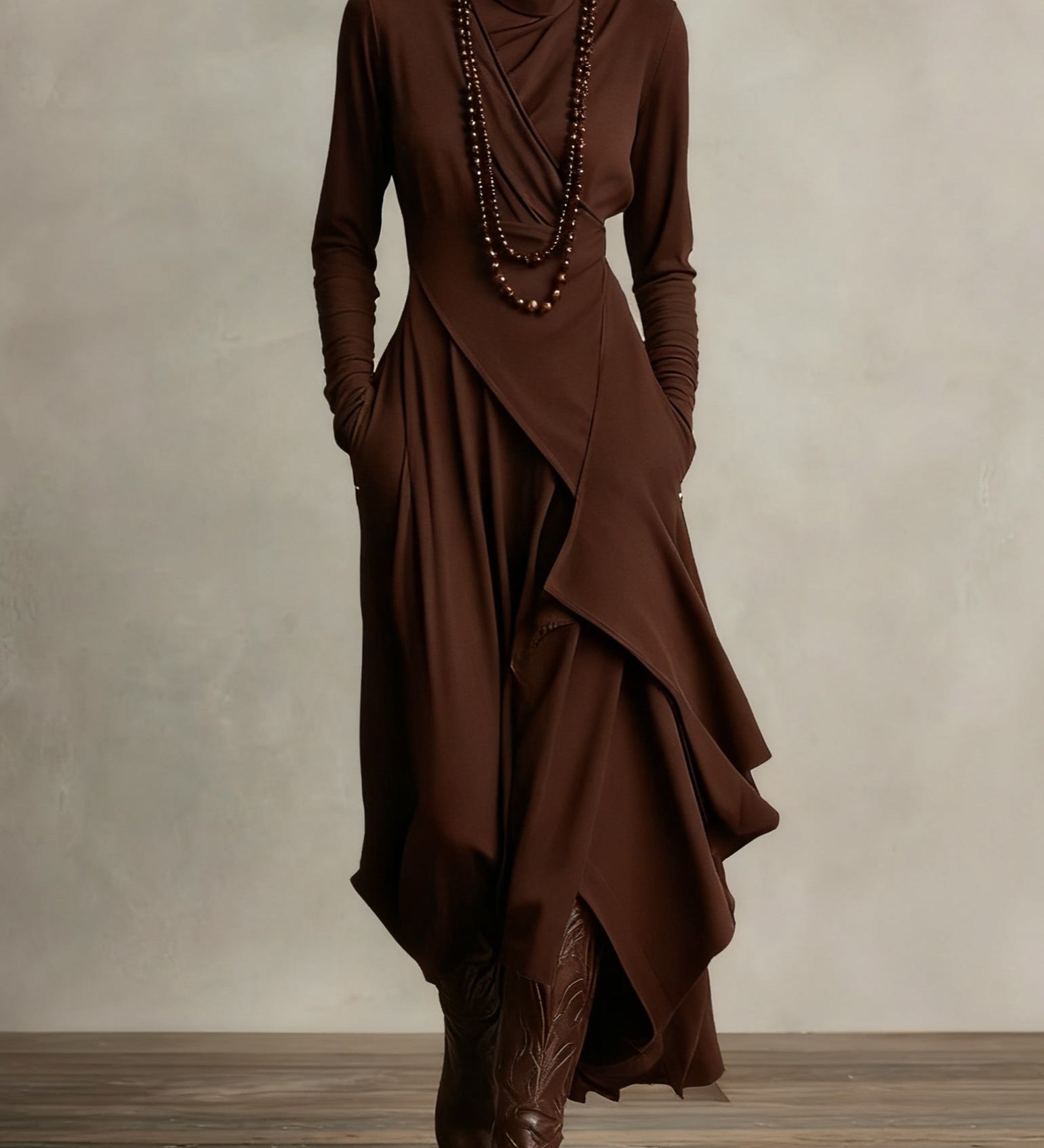 Arielle - Robe Vintage Asymétrique
