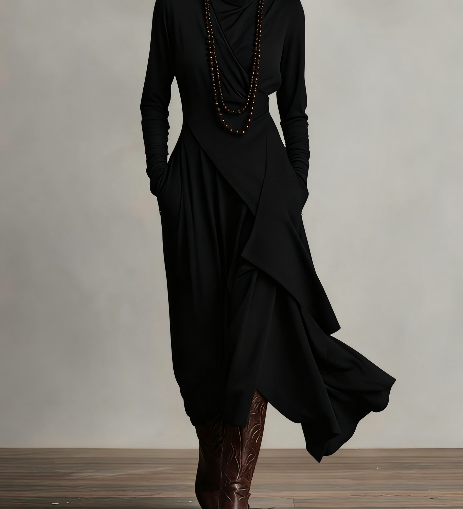 Arielle - Robe Vintage Asymétrique